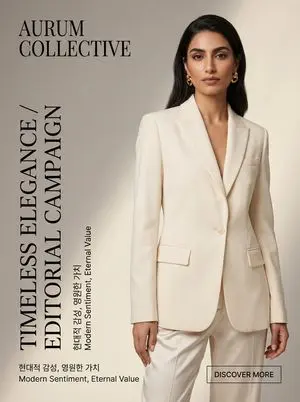 Quiet Luxury Editorial Fashion Template