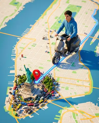 Vertical 4:5 surreal 3D scene featuring a photorealistic character