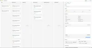 MacOS Kanban Review App UI