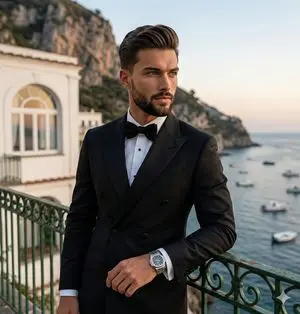 Luxury Lifestyle Portrait at Sunset