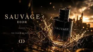 Luxury Perfume Splash Ad