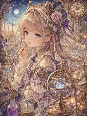 Delicate Line Art and Watercolor Glaze