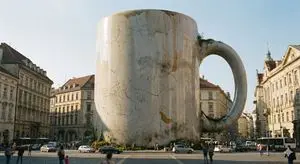 Ordinary Object to Massive Monument Transformation
