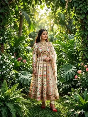 Traditional Indian Anarkali Portrait