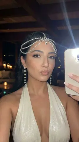 Nightlife Selfie Flash Editorial Portrait