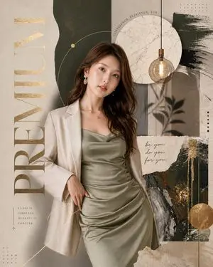 Luxury Fashion Editorial Magazine Poster