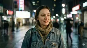 Ultra-Realistic Cinematic Street Portrait