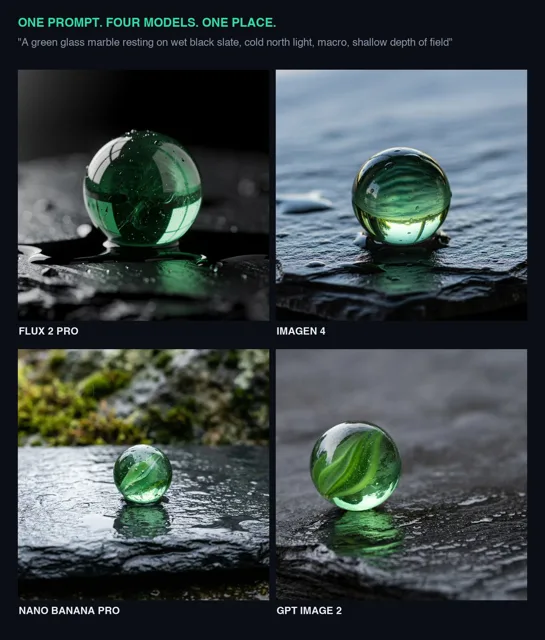 Game Asset - Glass Marble on Wet Slate