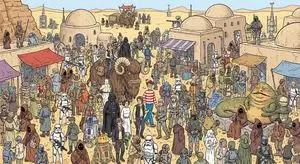 Where’s Waldo Star Wars scene