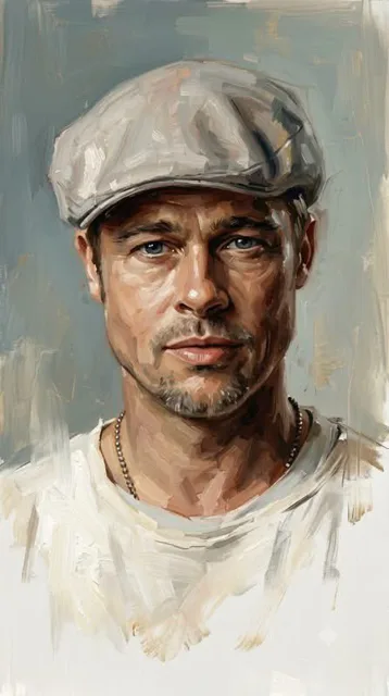 Sophisticated Oil Portrait Painting