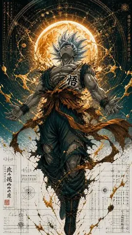 Ultra Detailed Shonen Anime Warrior