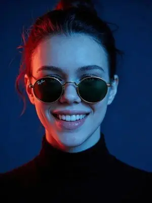 Cyber-Noir Cinematic Portrait