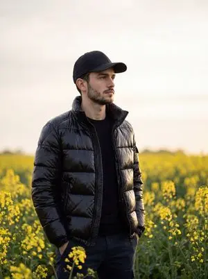 Moody Cinematic Meadow Portrait
