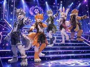 Anthro Idol Group Concert Poster