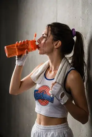 Cinematic Retro Sportswear Portrait