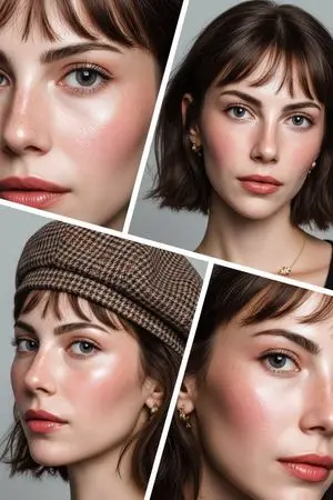Doll-like Beauty Editorial Collage Prompt (Indonesian)