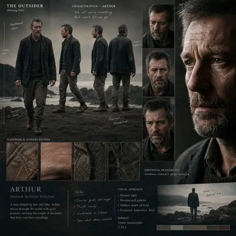 Cinematic Director's Pitch Board