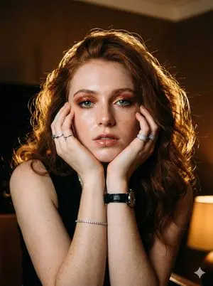Cinematic Warm Tungsten Portrait