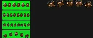 Chibi Miner Game Sprite Sheet
