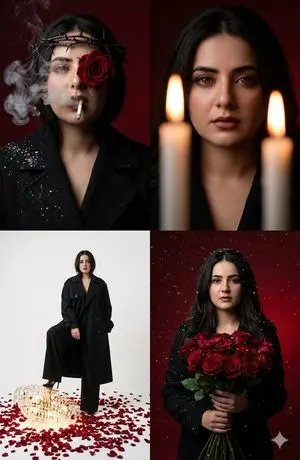Neo-Noir Editorial Collage