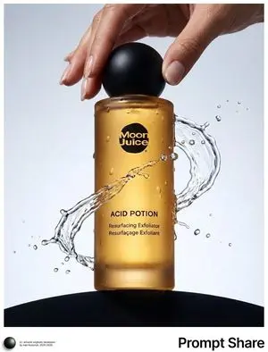 Cosmetic Product Shot with Water Splash