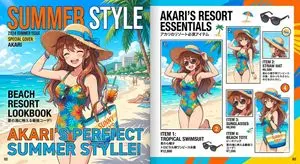 Akari Summer Resort Magazine Spread