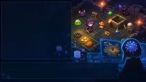 AI Fantasy Dungeon UI Header