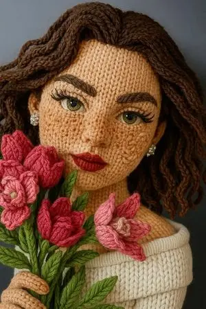 Hyper-Realistic Crochet Doll Transformation
