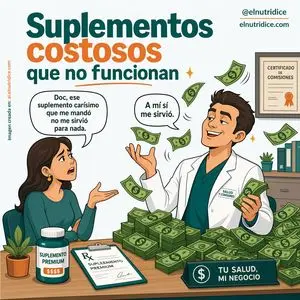 Satirical Expensive Supplements Cartoon