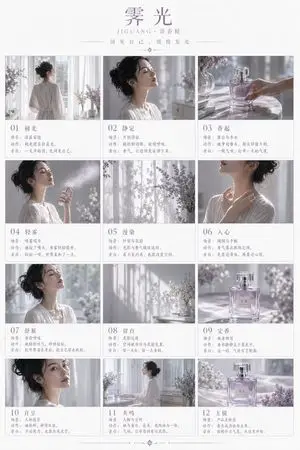 Luxury Perfume Storyboard Poster