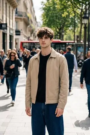 Cinematic Street Portrait in Natural Daylight