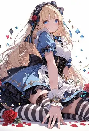 Gothic Alice Anime Portrait