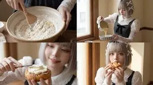 Cinematic Short Video Prompt for Baking Scene
