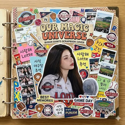 Scrapbook Cover Sticker Collage Effect