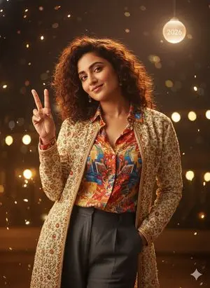 Desi Funny New Year 2026 Cinematic Portrait Prompt
