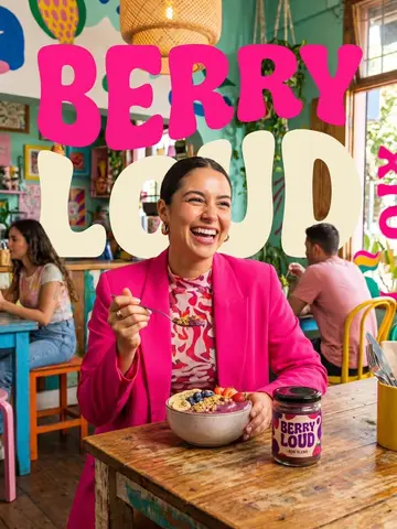 Berry Loud Acai Bowl Food Ad