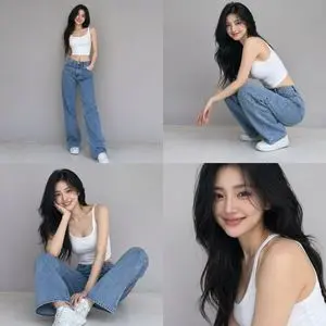 Casual Fashion Grid Photoshoot