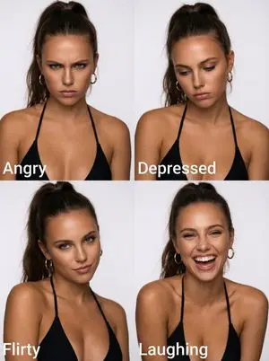 Nano Banana Pro JSON Prompt for 4-Photo Collage of Moods