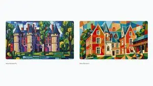 Synthetic Cubism of Clos Lucé Museum