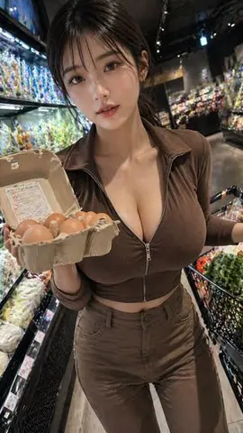 Fashionable Grocery Store Egg Photo