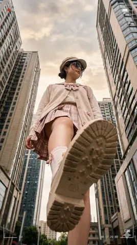 Low Angle Urban DV Style Portrait