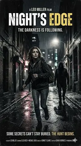 Neo-noir psychological thriller movie poster
