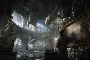 Sci-Fi Orbital Art Museum