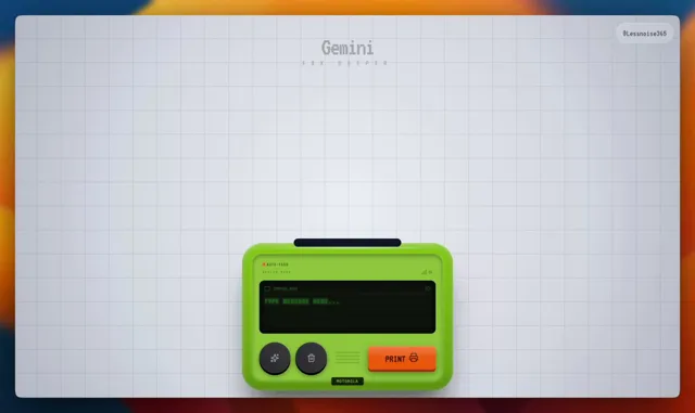 Retro Motorola Fix Beeper typewriter web app