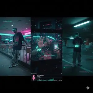 Cyber-Liminal Dream Sequence Triptych
