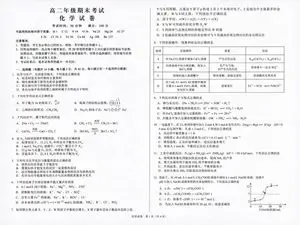 High School Chemistry Exam Simulation