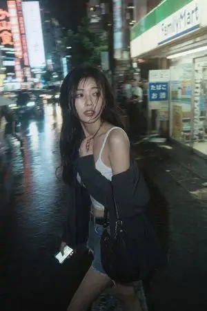 Japanese Film Noir Street Snapshot
