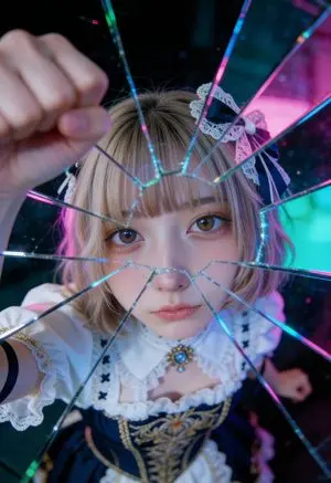 Shattered Glass Portrait Style Prompt