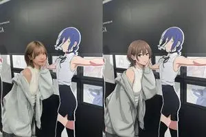 Modern anime-film style, only modify left girl
