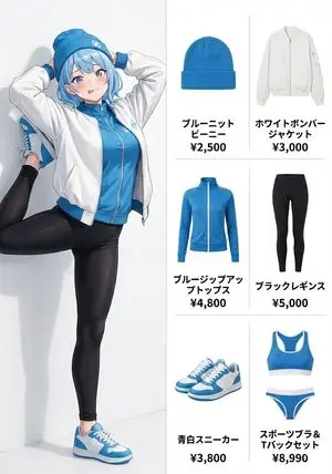 OOTD (Outfit of the Day) Fashion Diagram Prompt